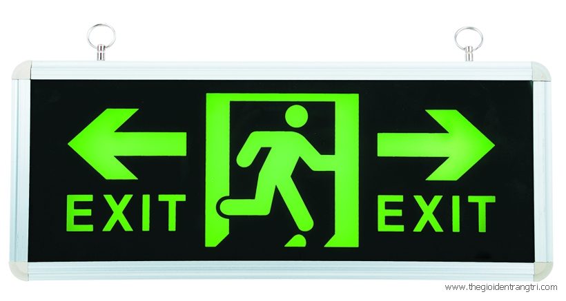 Đèn Exit lối thoát 2 mặt